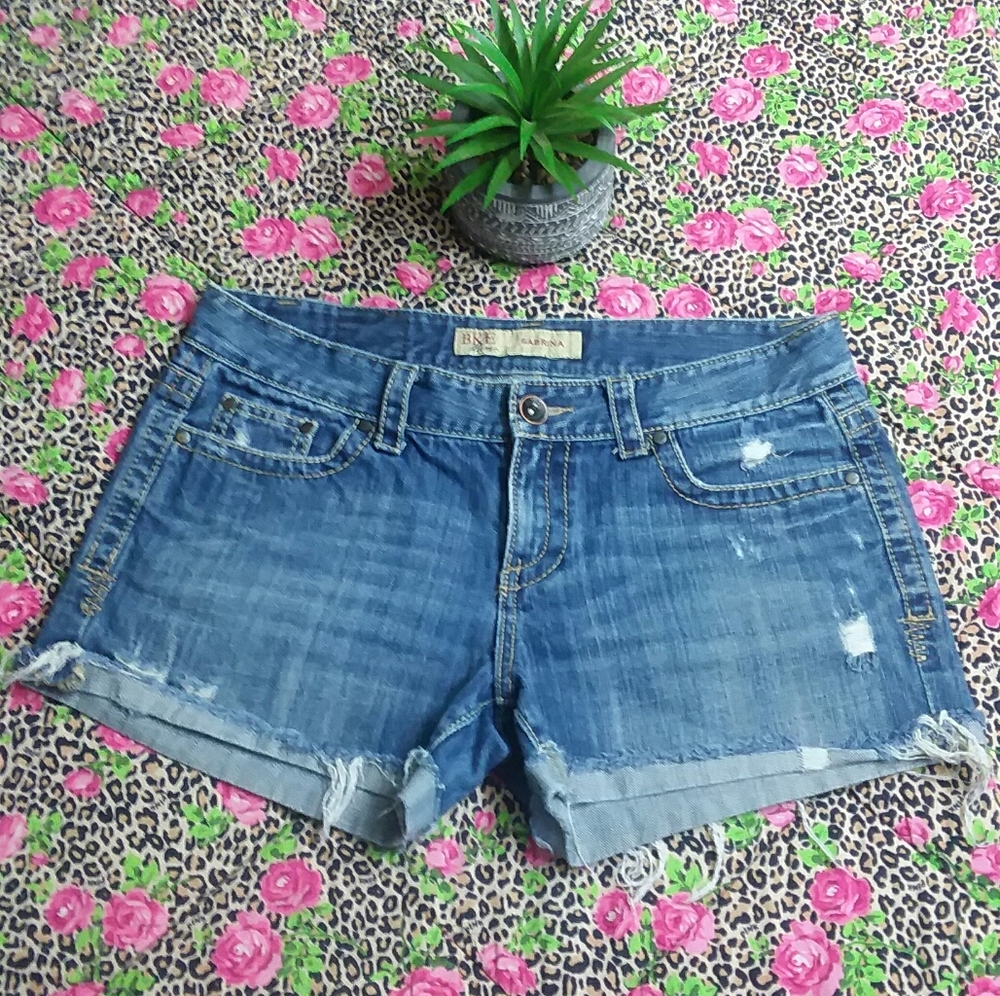 BKE Denim Distressed Sabrina Shorts Size 31